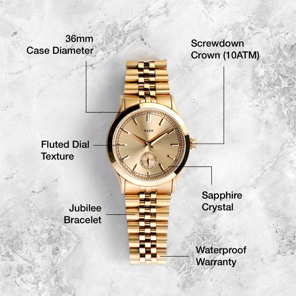 C1 Ceremony Gold - 36mm Quartz