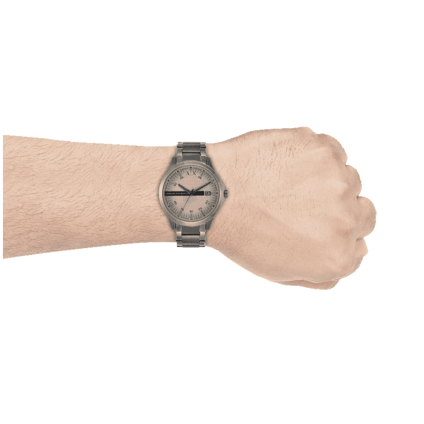 Armani Exchange Hampton AX2194 Men's Chronograph – Grey Dial with Matching Grey Stainless Steel Strap